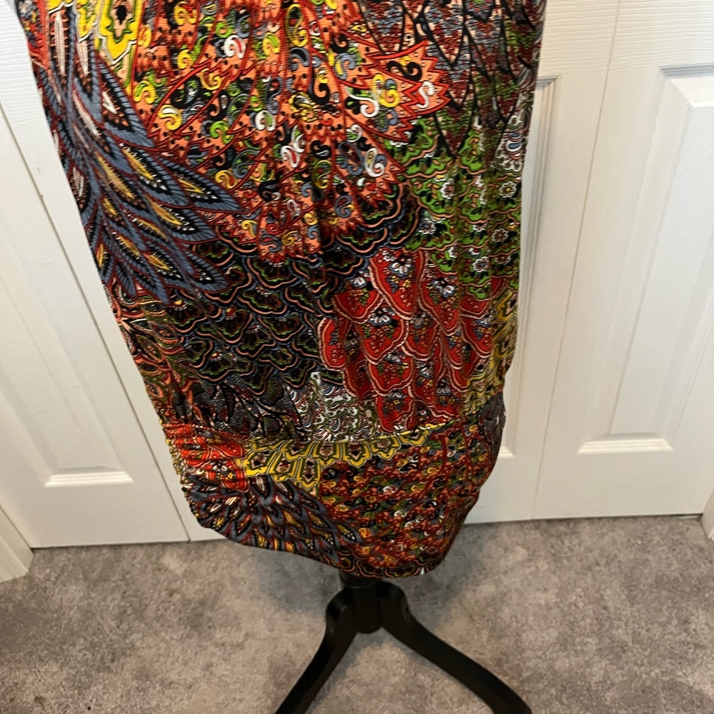 Joseph Ribkoff size 10 Sleeveless Halter Printed Party Top - Picture 6 of 16